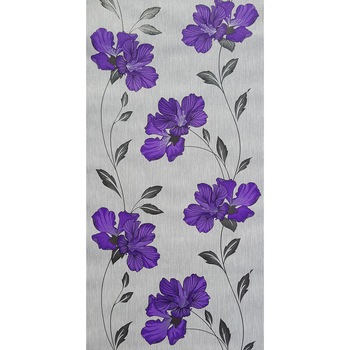 Tapet DEGRETS 058-05 hartie Gloria alb-violet sizes 0.53m x 10.05m = 5.3 mp Tapet DEGRETS 058-05 hartie Gloria alb-violet sizes 0.53m x 10.05m = 5.3 mp