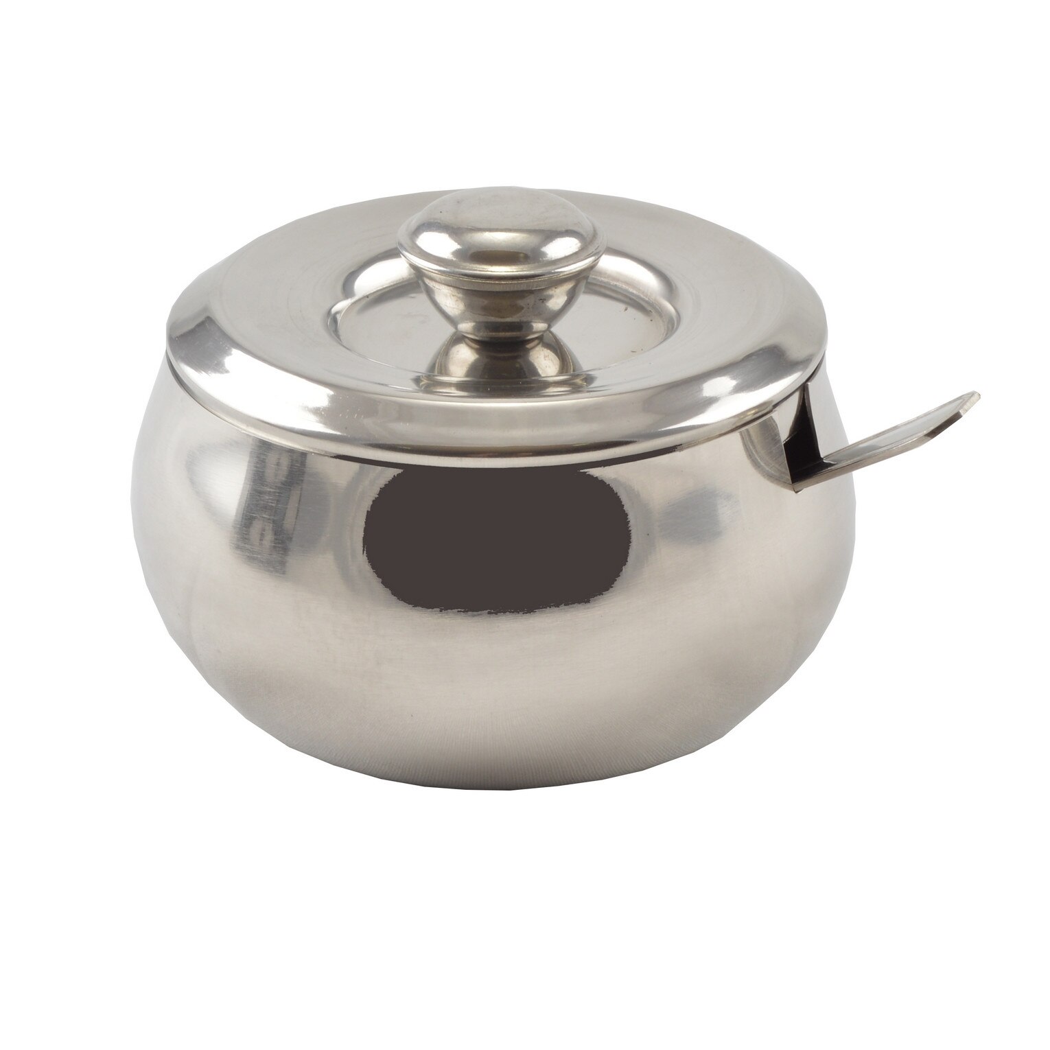 Dozator pentru zahar,cu lingura, inox