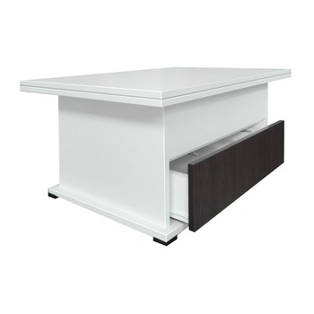 Masa cafea Locarno, extensibila, pal alb striat/ negru, 900x650x410mm ( 1800x650x750mm) Masa cafea Locarno, extensibila, pal alb striat/ negru, 900x650x410mm ( 1800x650x750mm)