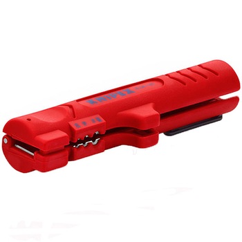 Decapator pentru cabluri plate si rotunde, KNIPEX, 16 64 125 SB, cabluri plate 12 mm / cabluri rotunde Ø 4 - 13 mm Decapator pentru cabluri plate si rotunde, KNIPEX, 16 64 125 SB, cabluri plate 12 mm / cabluri rotunde Ø 4 - 13 mm