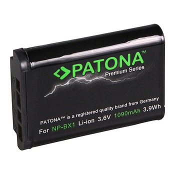 Acumulator premium Patona tip Sony NP-BX1 1090 mAh Acumulator premium Patona tip Sony NP-BX1 1090 mAh