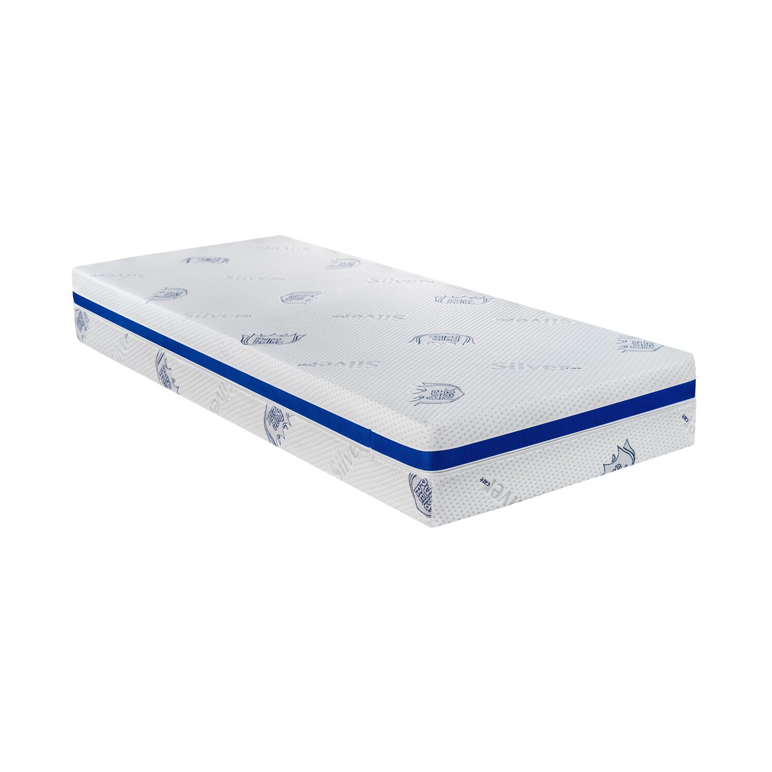 Saltea reversibila DIVAFLEX Duo-arcuri impachetate, 140x200x24cm, cu arcuri individuale, spuma poliuretanica, hipoalergenic, antibacterian, fir cu ioni de argint, sistem aerisire, fermitate moale/ferma