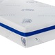 Saltea reversibila DIVAFLEX Duo-arcuri impachetate, 90x190x24cm, cu arcuri individuale, spuma poliuretanica, hipoalergenic, antibacterian, fir cu ioni de argint, sistem aerisire, fermitate moale/ferma