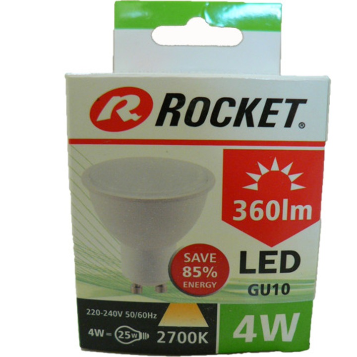 Rocket GU10 4W 2700K LED izzó