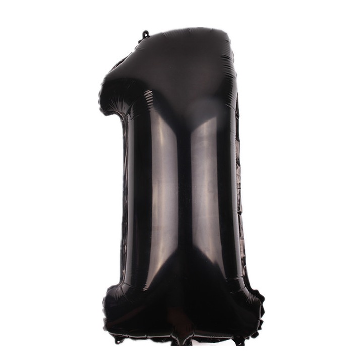 Fólia lufi, 1-es számú, fekete színű, 105 cm, 1 db