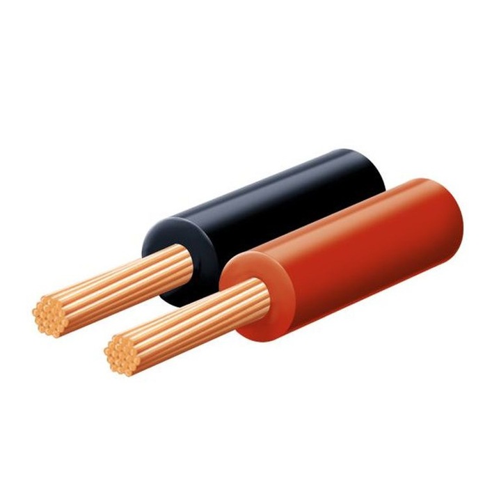 Hangszóróvezeték piros-fekete 2x1mm KLS 1