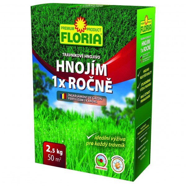 Ingrasamant anual pentru gazon, Floria 2.5kg