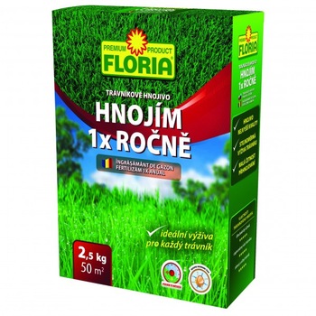 Ingrasamant anual pentru gazon, Floria 2.5kg Ingrasamant anual pentru gazon, Floria 2.5kg