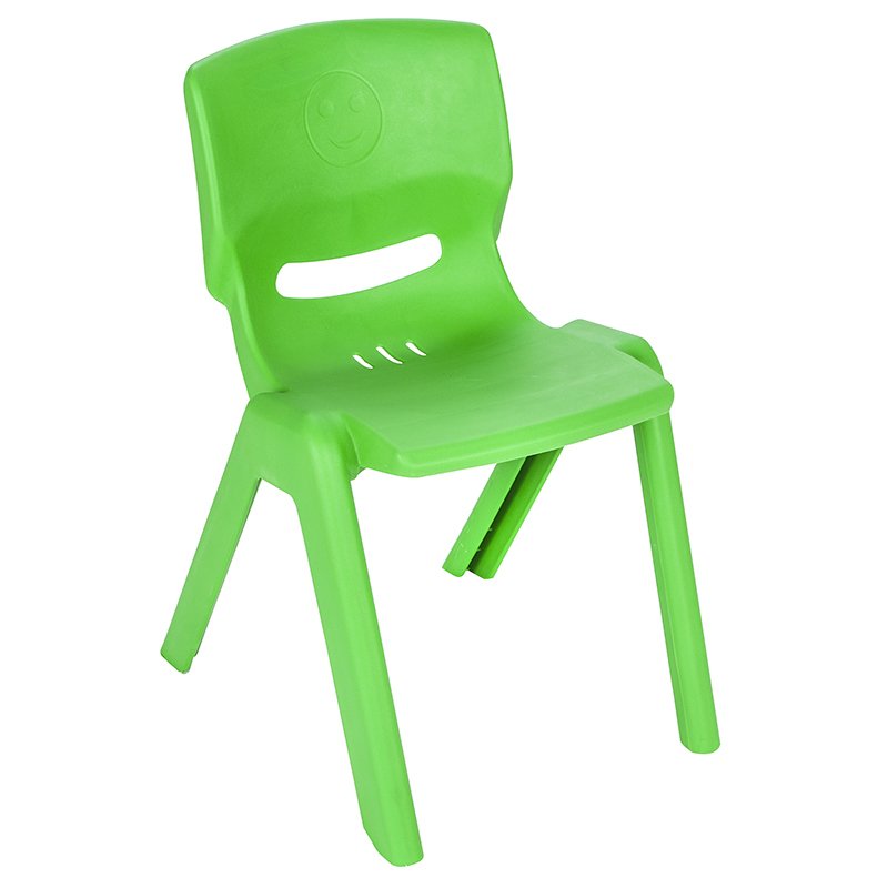 Scaunel cu spatar pentru copii Happy Chair Verde