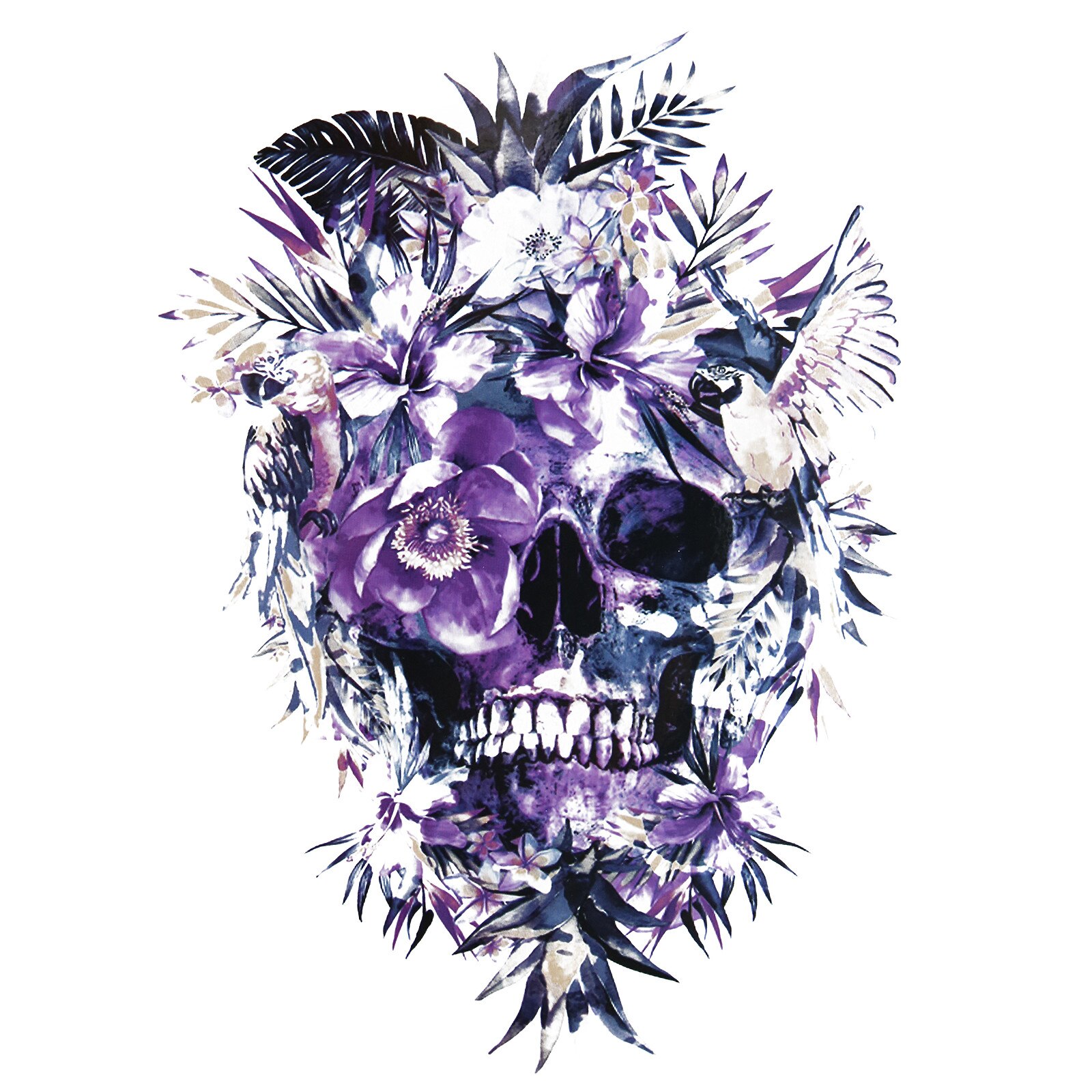Tatuaj temporar, Flash Tattoos Romania, Rose King, rezistent la apa, aplicare rapida, 15x21 cm