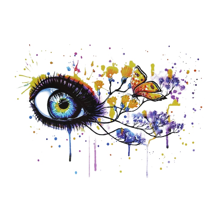 Tatuaj temporar - An eye for an eye, Flash Tattoos Romania