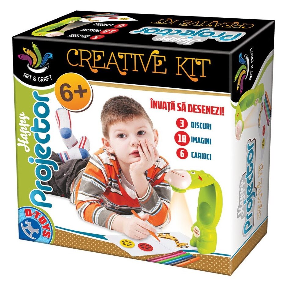 Set creativ- Happy Proiector