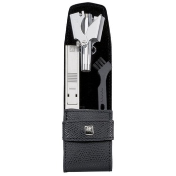 Set cleste tuns nas + unghiera, inox satinat, toc piele neagra - Zwilling TWINOX Set cleste tuns nas + unghiera, inox satinat, toc piele neagra - Zwilling TWINOX