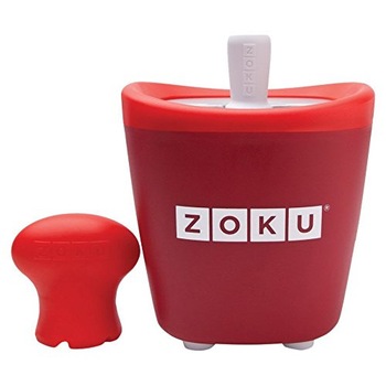 Aparat de inghetata ZOKU Quick Pop Maker ZK110, 1 incinta, 7 minute, nu contine BPA, Rosu Aparat de inghetata ZOKU Quick Pop Maker ZK110, 1 incinta, 7 minute, nu contine BPA, Rosu