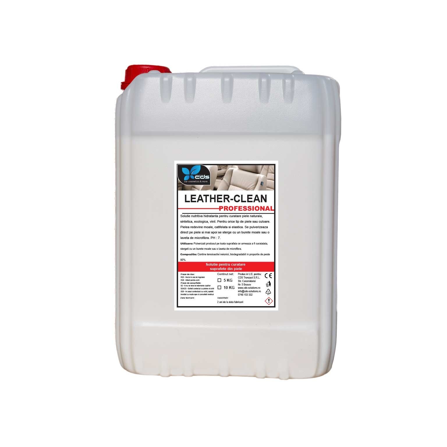 Solutie curatat tapiterie piele auto LEATHER CLEAN CDS Tranzact 10L