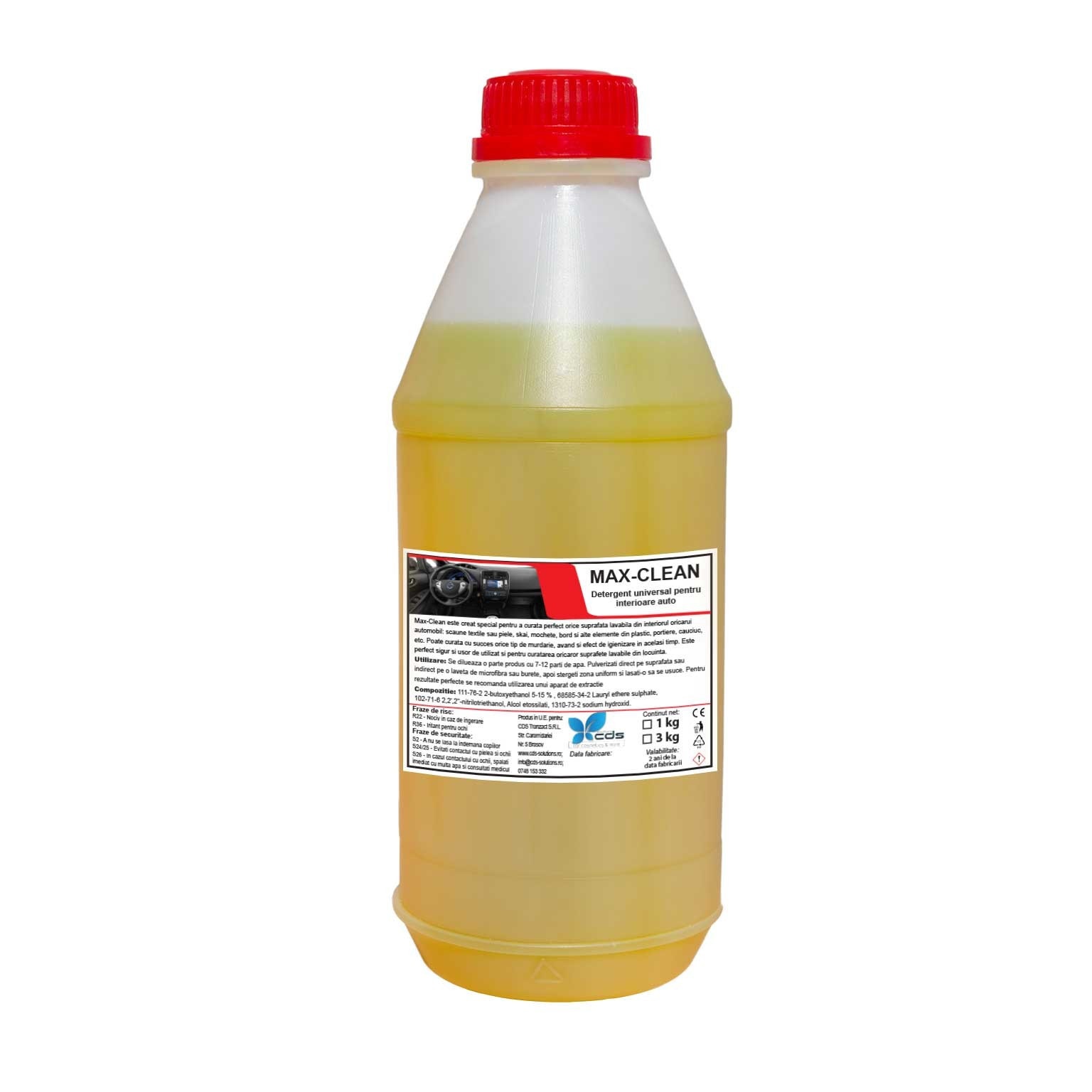 Solutie universala pentru interior auto MAX CLEAN CDS Tranzact 1L