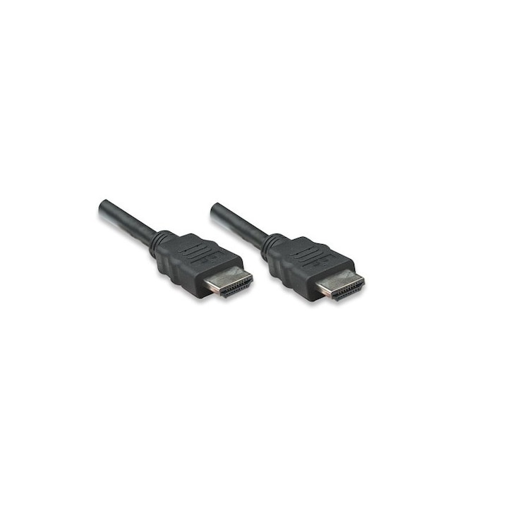 HDMI / HDMI kabel Manhattan V1.4 M / M Ethernet Fekete 5m