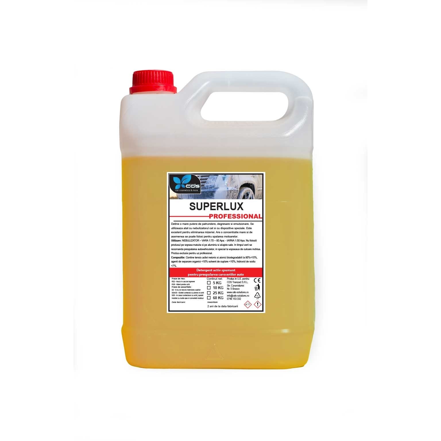 Spuma activa auto fara frecare SUPERLUX CDS Tranzact 5L