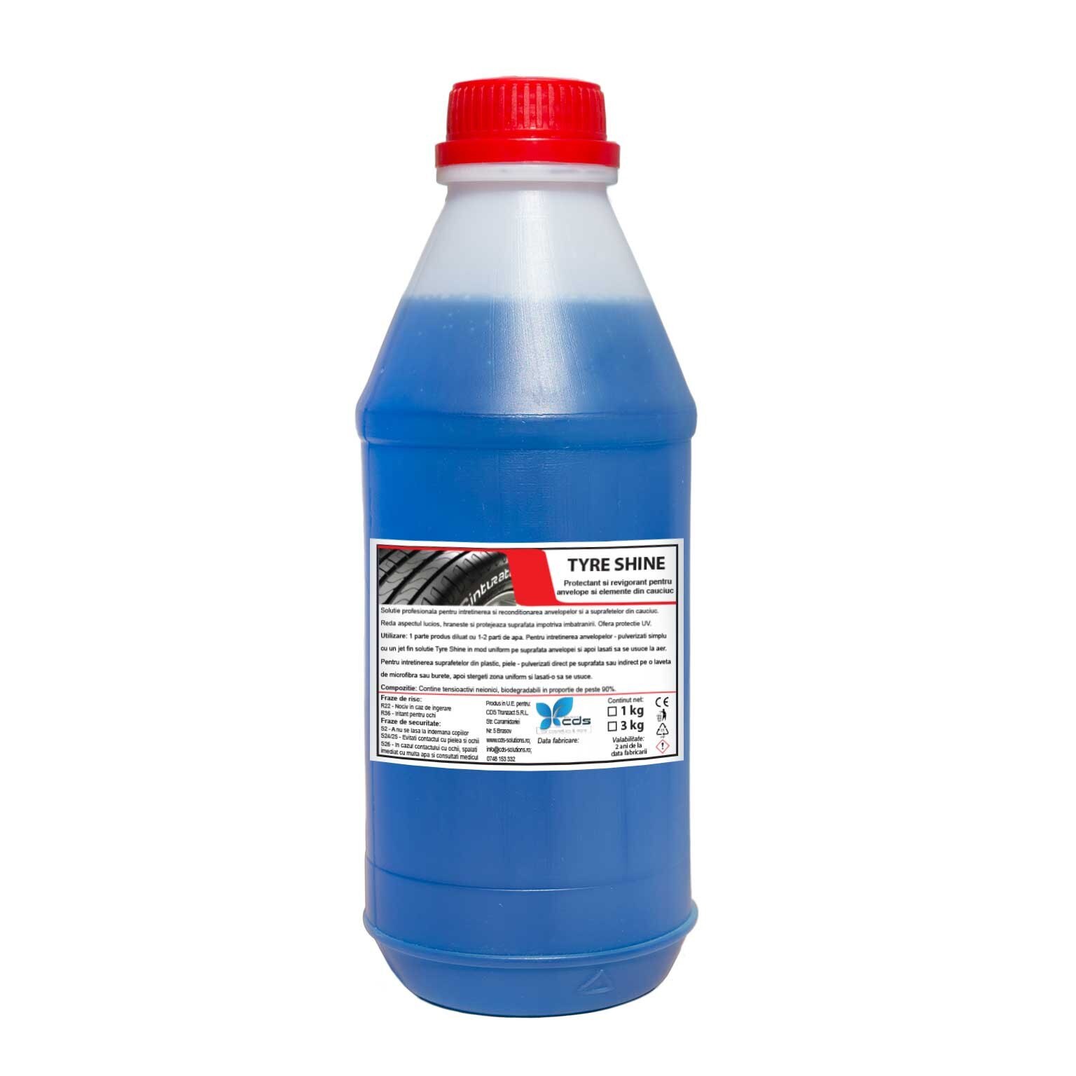 Solutie profesionala curatat anvelope TYRE SHINE CDS Tranzact 1L
