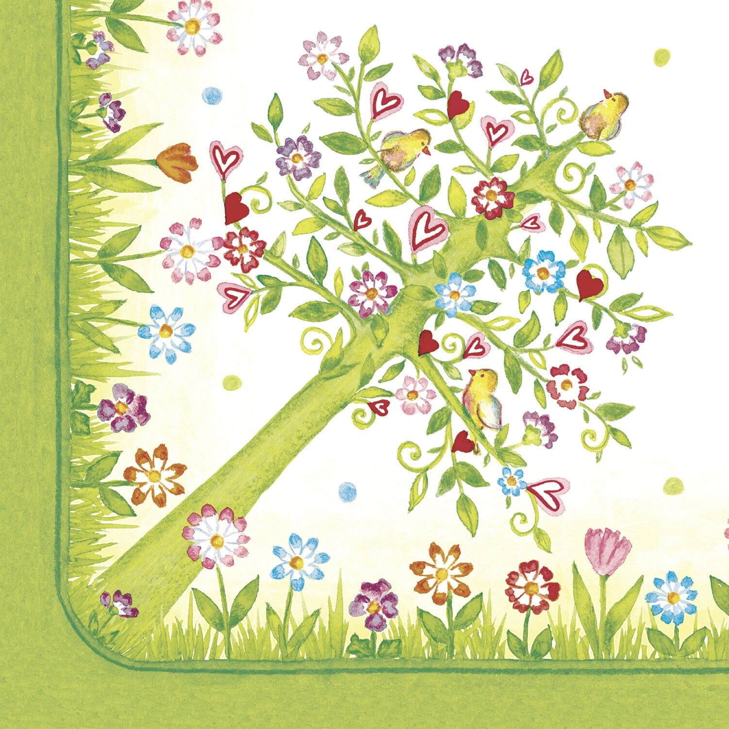 Set Servetele Insa, Green, 40x40 cm, 50 bucati