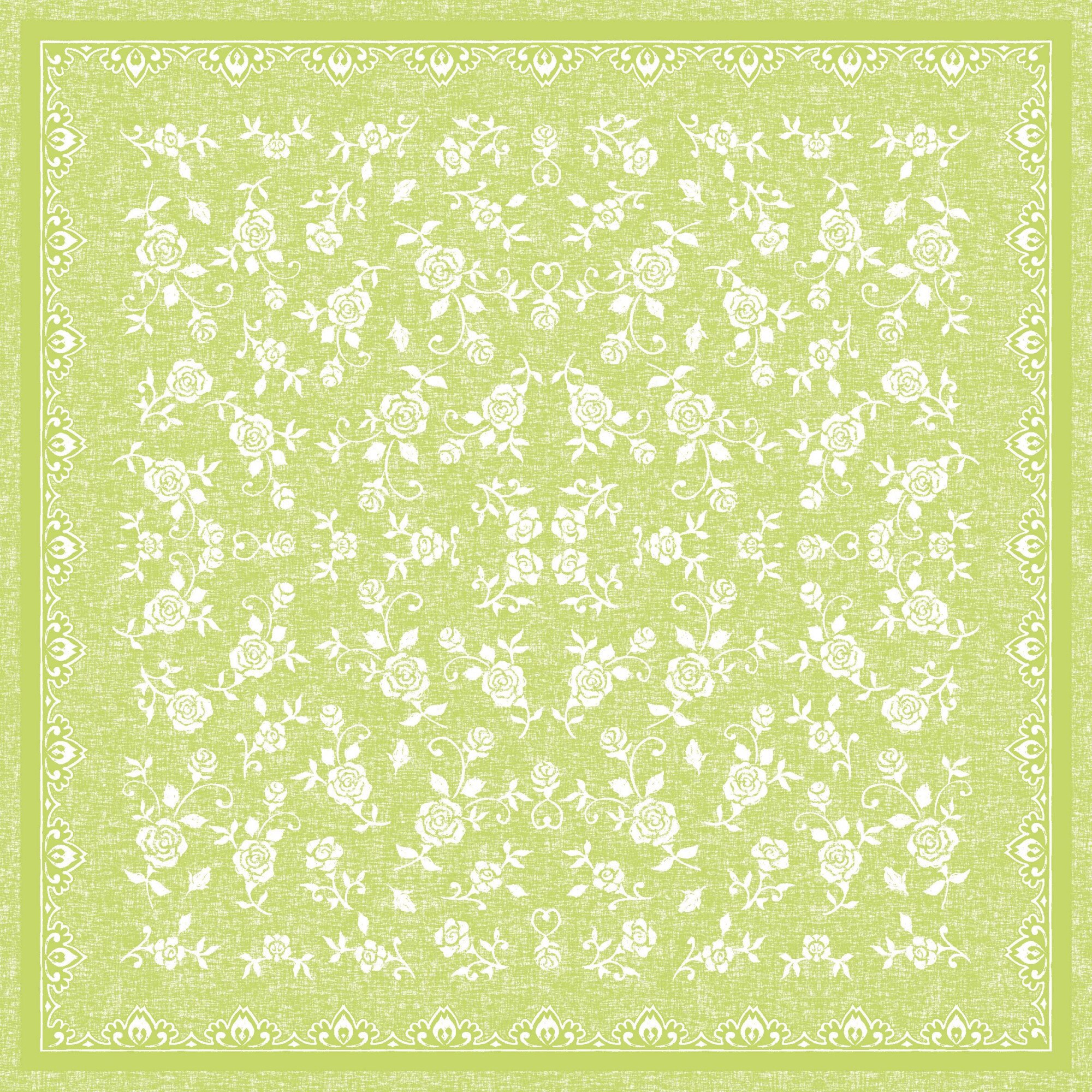 Set Servetele Lace, Lime, 40x40 cm, 50 bucati