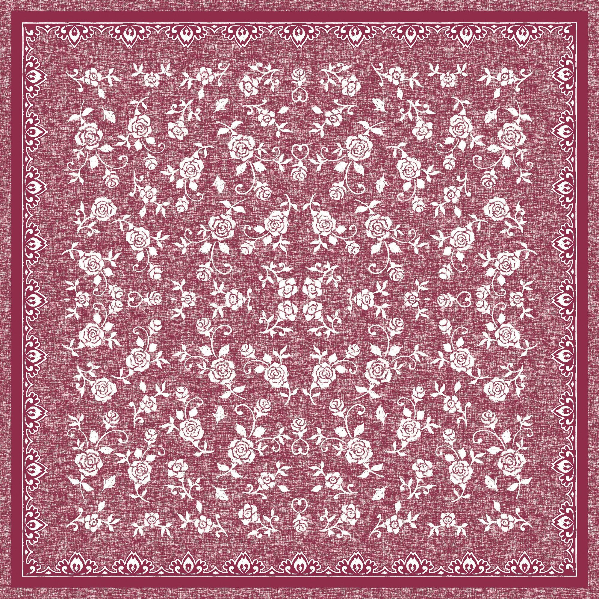 Set Servetele Lace, Bordeaux, 40x40 cm, 50 bucati