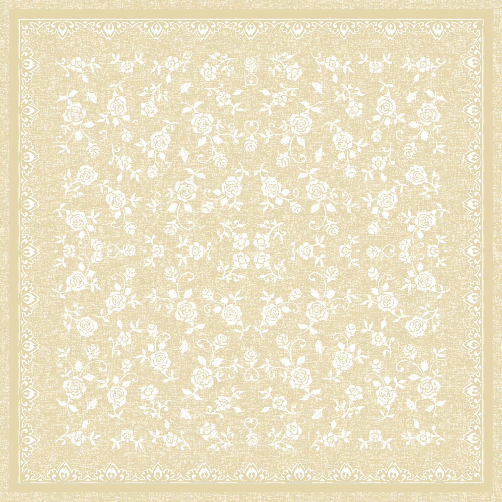 Set Servetele Lace, Beige, 40x40 cm, 50 bucati
