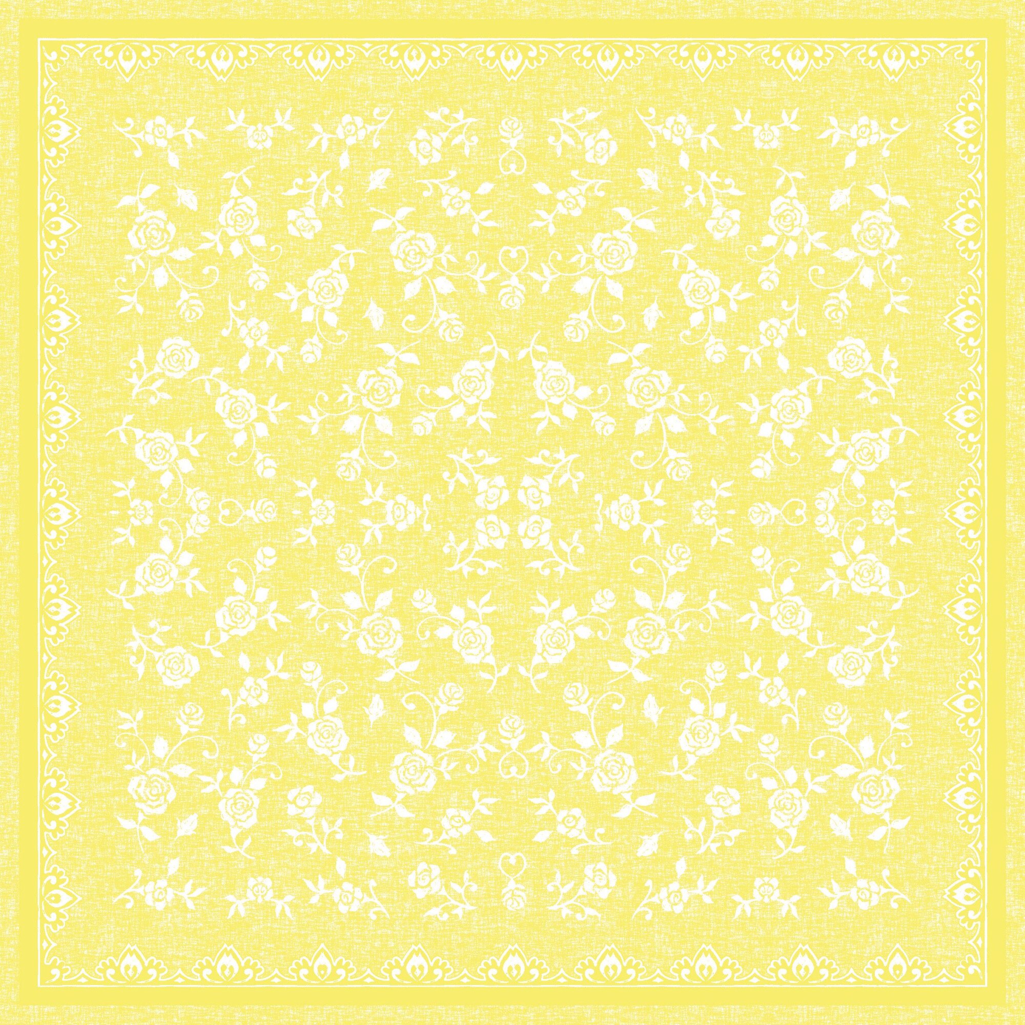 Set Servetele Lace, Yellow, 40x40 cm, 50 bucati