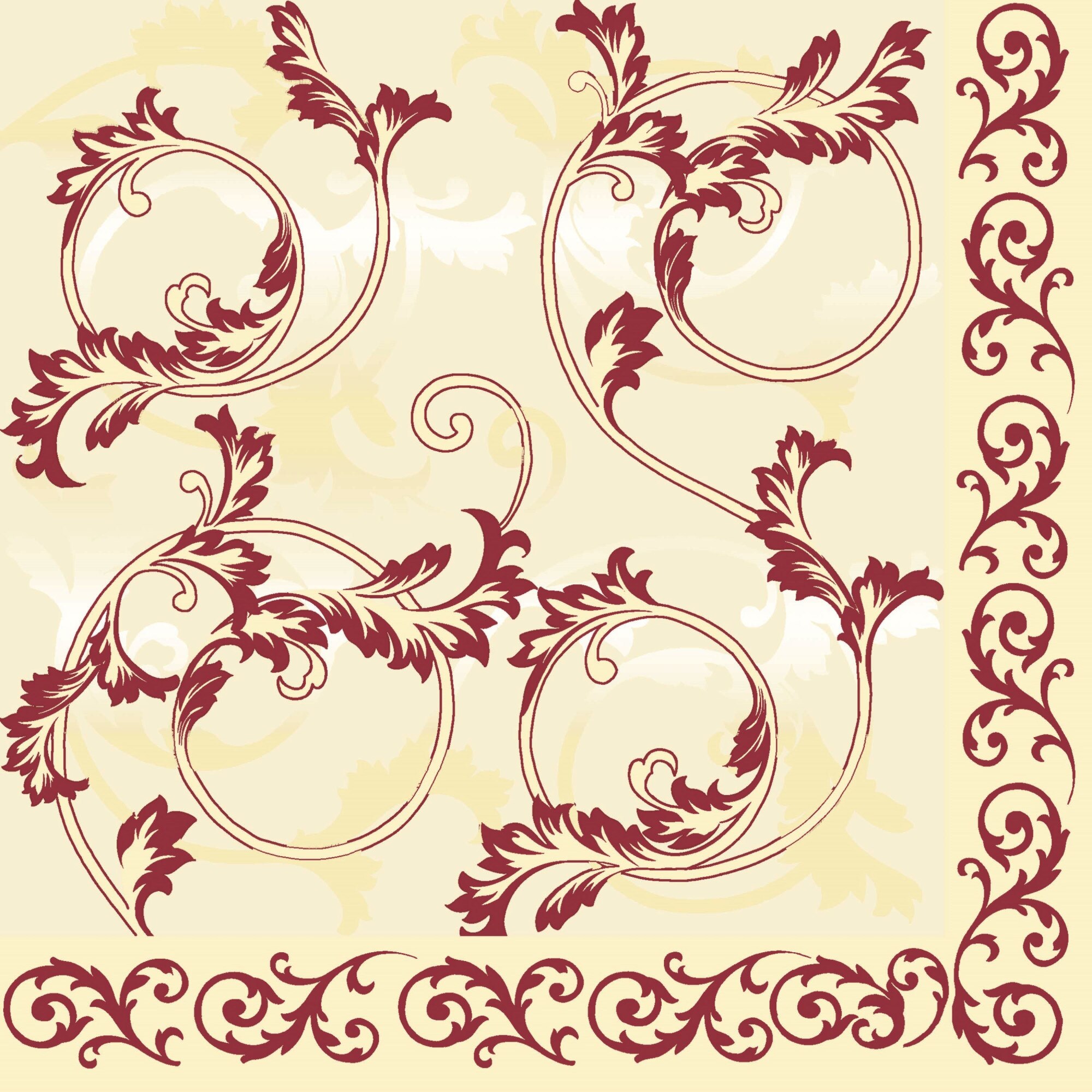 Set Servetele Michel, Violet, 40x40 cm, 50 bucati