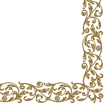 Set Servetele Robin, Gold, 40x40 cm, 50 bucati Set Servetele Robin, Gold, 40x40 cm, 50 bucati