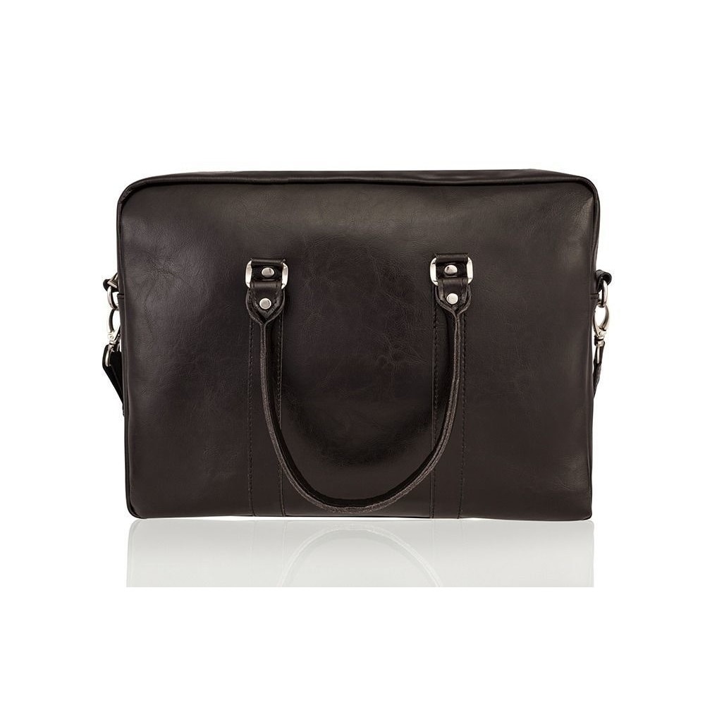Geanta laptop Solier Kilbridge din piele naturala, Maro SL03