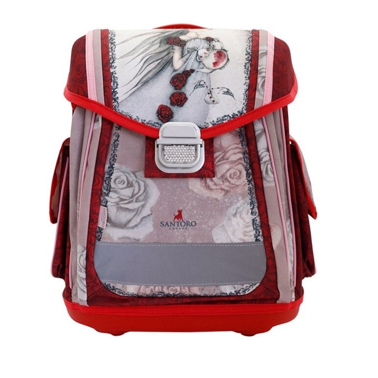 Ghiozdan ergonomic rigid Mirabelle Rose Tea, 38 x 32 x 21 cm