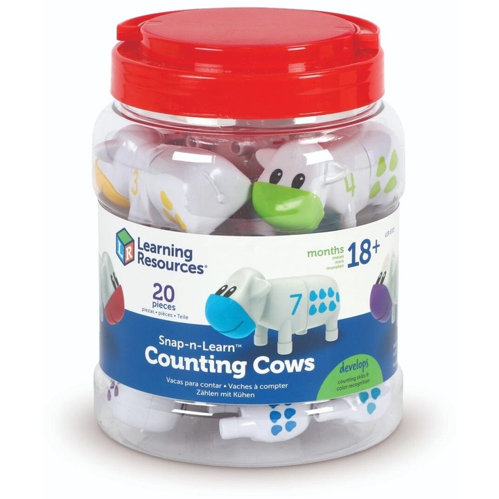 Set educativ de sortare si invatarea cifrelor pentru copii Vacute - Learning Resources