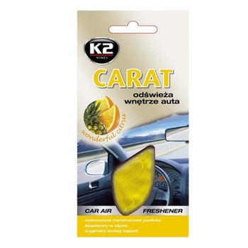 Odorizant auto cu membrana CARAT Wonderful citrus K2 2.7ml Odorizant auto cu membrana CARAT Wonderful citrus K2 2.7ml