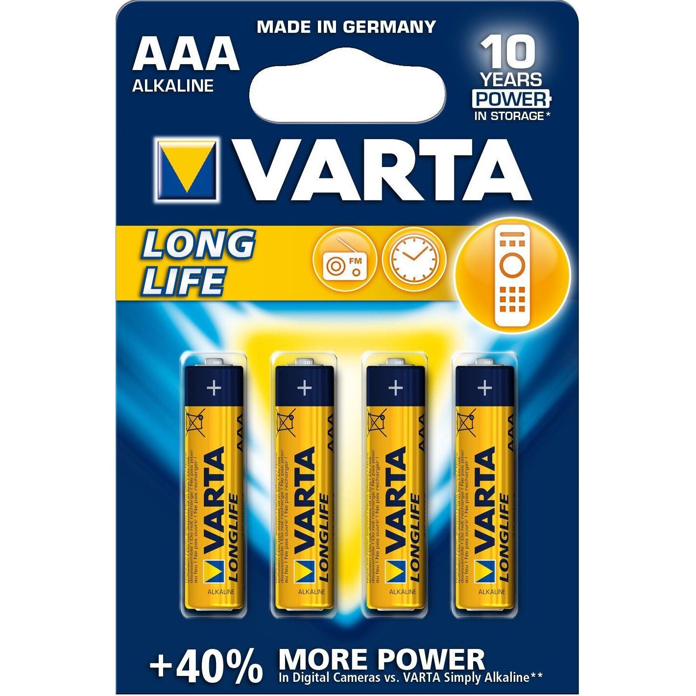 Baterii Varta R3, AAA, 4 bucati