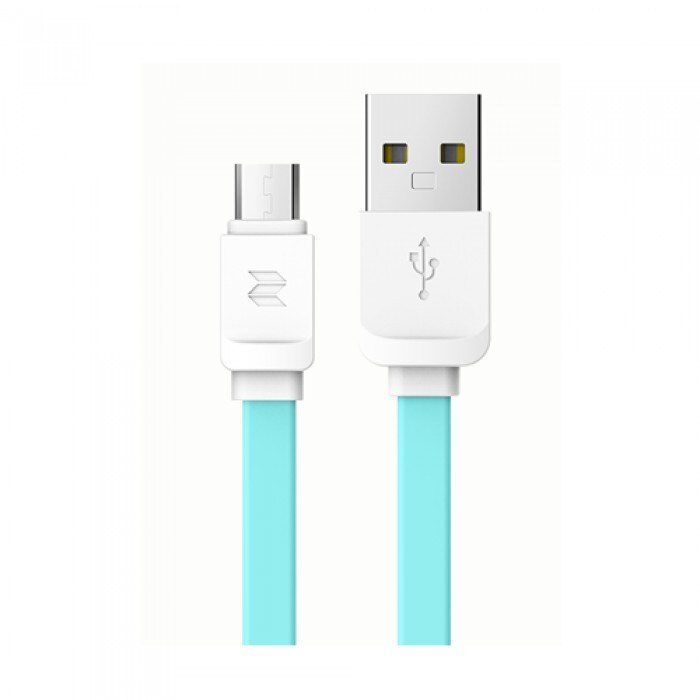 Cablu de date/incarcare Rockspace 0516 micro USB to USB, 100CM, Albastru