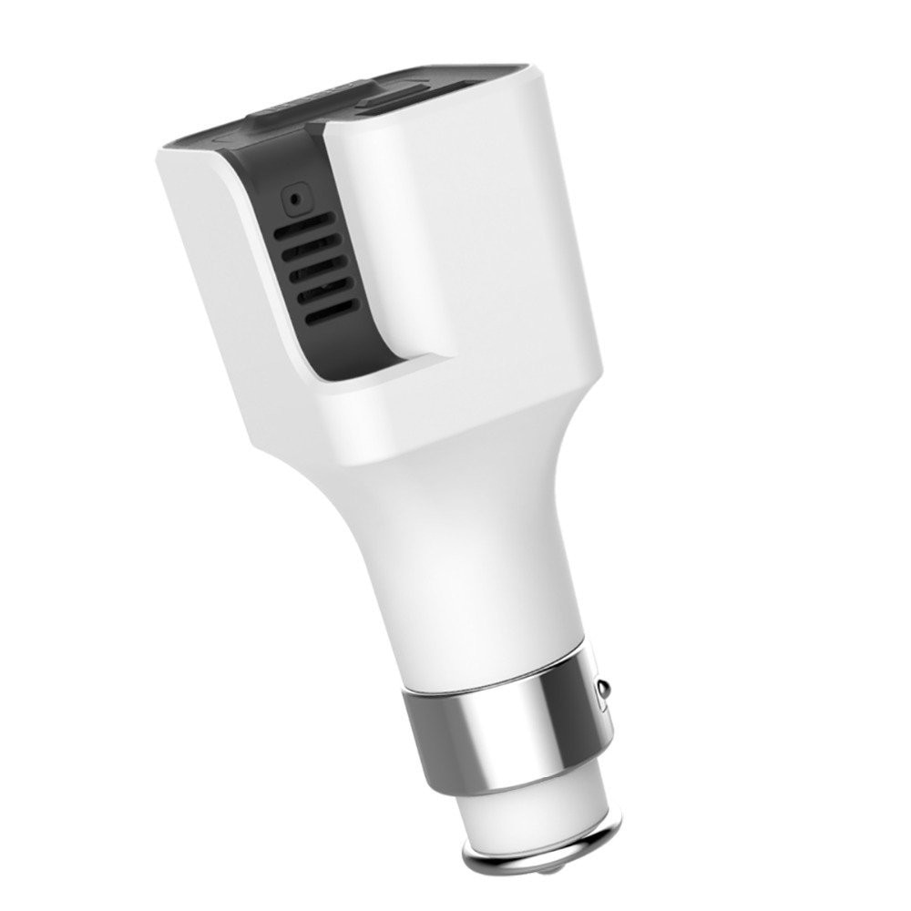 Incarcator auto 2in1 Rockspace 0115 USB port 2A plus Difuzor aroma, Alb