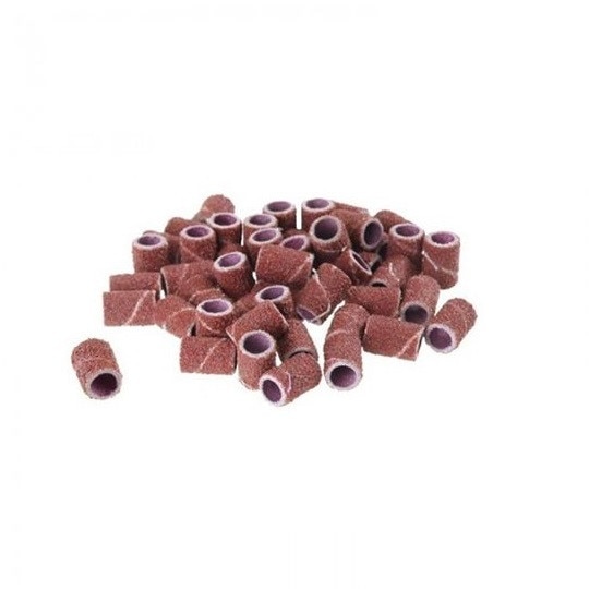 Set inele smirghel unghii , granulatie abraziva, 100 bucati