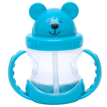 Cana de antrenament U-Grow A-1022 cu Manere, Ursulet, 210 ml Cana de antrenament U-Grow A-1022 cu Manere, Ursulet, 210 ml