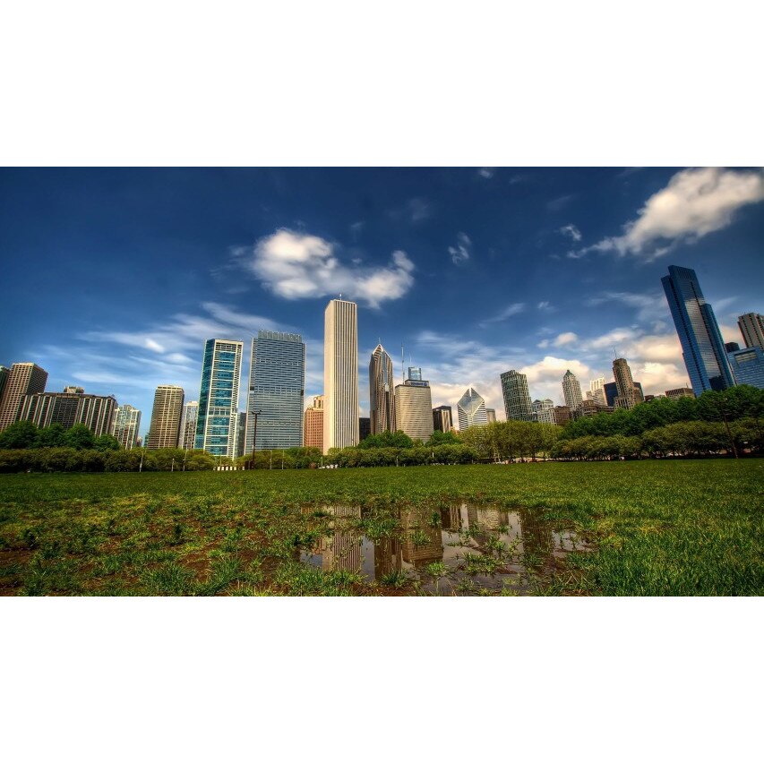 Tablou canvas Peisaje Urban 66, 100x70 cm