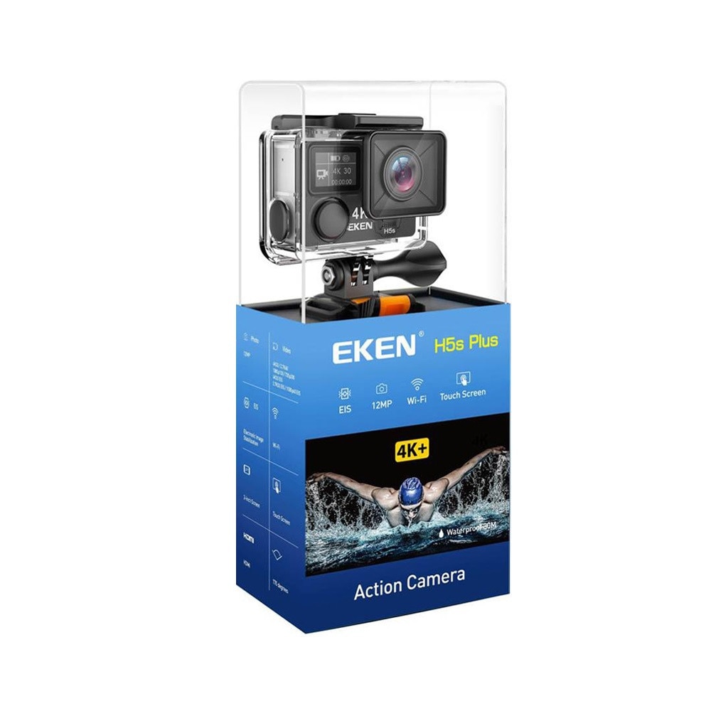 Camera Video Sport Eken H5S Plus 4k+, stabilizare, Wifi, touch