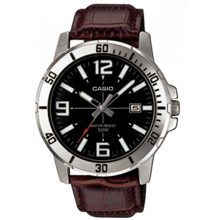 Мъжки часовник Casio, Collection MTP-VD MTP-VD01L-1B, Аналогов