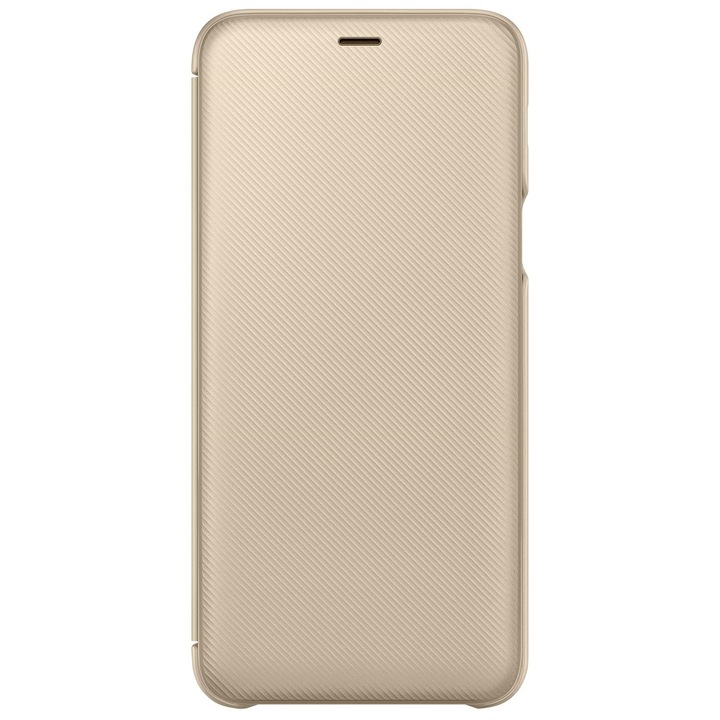 Калъф Samsung Galaxy A6+ (2018) Wallet Cover, EF-WA605CB, Gold