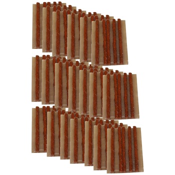Set snur vulcanizare AERZETIX, 100 mm, 100 bucati, maro Set snur vulcanizare AERZETIX, 100 mm, 100 bucati, maro