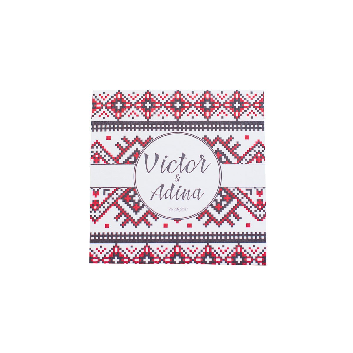 Set 10 buc Invitatii de Nunta Traditionale Romanesti