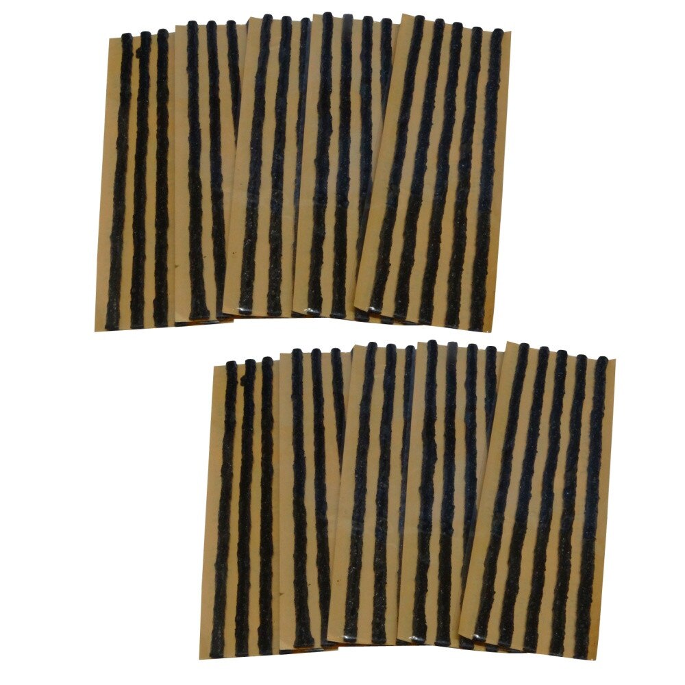 Set snur vulcanizare AERZETIX, 5 x 200 mm, 50 bucati, negru