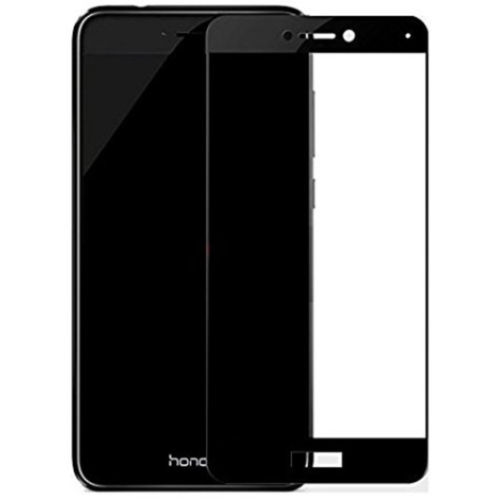 Стъклен протектор GreenMobile за Huawei Honor 8 Lite FULL черен