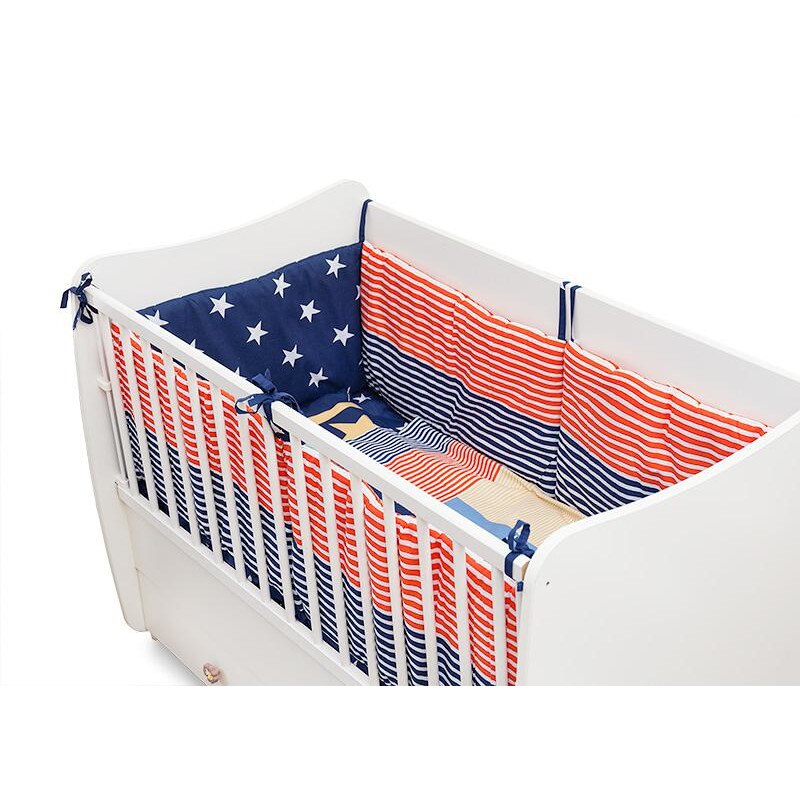 Lenjerie pat imprimeu Stelute(5pcs)