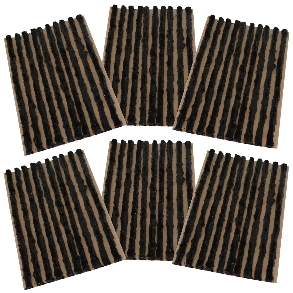 Set snur vulcanizare AERZETIX, 4 x 100 mm, 60 bucati, negru