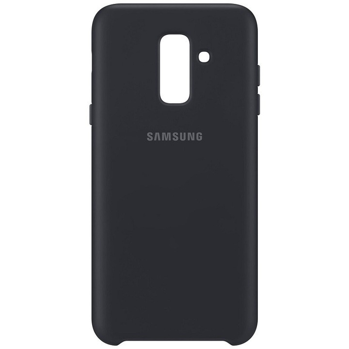 Калъф Samsung Galaxy A6+ 2018 Dual Layer Cover EF-PA605CBE, Черен